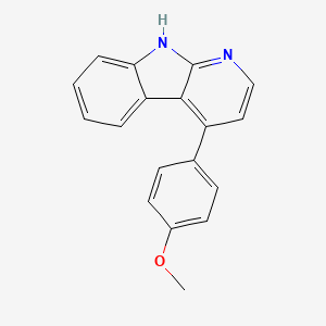 molecular formula C18H14N2O B10835922 Pyridoindole derivative 3 