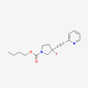 molecular formula C16H19FN2O2 B10835925 Pyrrolidine derivative 5 