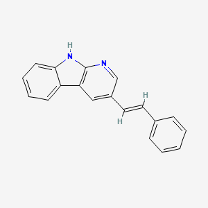 molecular formula C19H14N2 B10835929 Pyridoindole derivative 2 