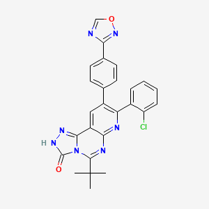 molecular formula C26H20ClN7O2 B10835931 Pyridotriazolopyrimidine derivative 1 