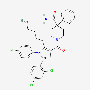 molecular formula C33H32Cl3N3O3 B10835986 Pyrrole derivative 1 
