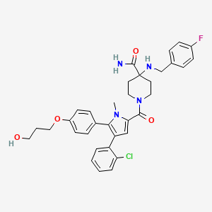 molecular formula C34H36ClFN4O4 B10836012 Pyrrole derivative 5 