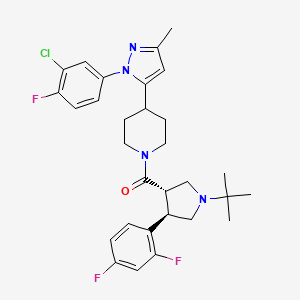 molecular formula C30H34ClF3N4O B10836061 Pyrrolidine carboxamide derivative 2 