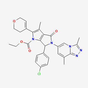 molecular formula C29H28ClN5O4 B10836134 Pyrrolo-pyrrolone derivative 5 