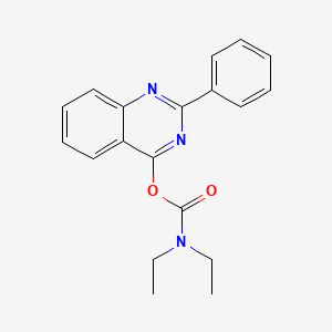 molecular formula C19H19N3O2 B10836158 Quinazoline derivative 4 
