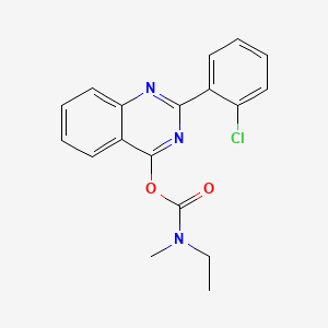 molecular formula C18H16ClN3O2 B10836171 Quinazoline derivative 7 