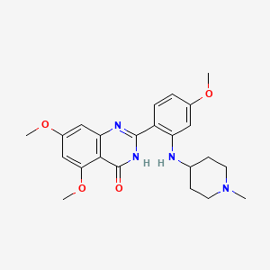 molecular formula C23H28N4O4 B10836193 Quinazolinone derivative 3 
