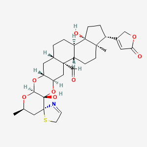 molecular formula C31H41NO8S B10836348 Steroid derivative 3 