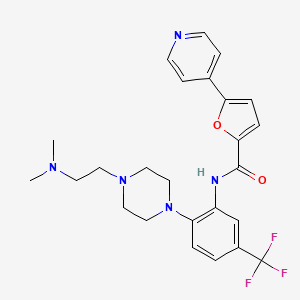 molecular formula C25H28F3N5O2 B10836363 SPHINX scaffold, 3 