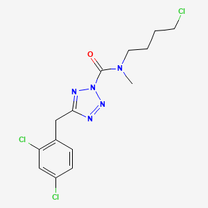 molecular formula C14H16Cl3N5O B10836413 Tetrazolyl urea derivative 1 