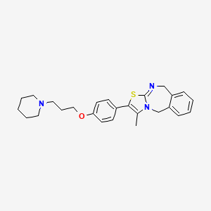 molecular formula C26H31N3OS B10836419 Triazolo-benzodiazepine derivative 1 