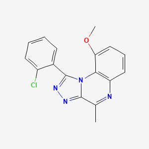 molecular formula C17H13ClN4O B10836455 Triazolo-pyridine derivative 5 