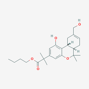 molecular formula C24H34O5 B10836467 Tricyclic phytocannabinoid derivative 1 