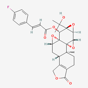 molecular formula C29H29FO8 B10836488 Triptolidenol analog 1 