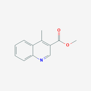 molecular formula C12H11NO2 B108371 Methyl 4-methylquinoline-3-carboxylate CAS No. 18936-34-0