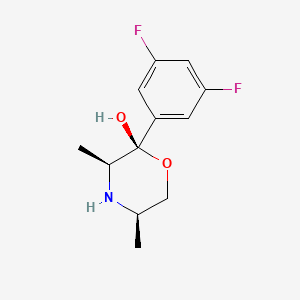 molecular formula C12H15F2NO2 B10837267 Manifaxine CAS No. 135306-42-2