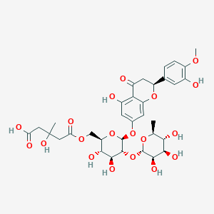 molecular formula C34H42O19 B10837292 Brutieridin CAS No. 1162664-57-4