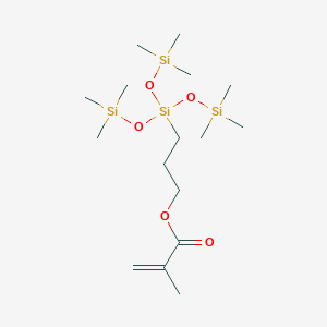 molecular formula C16H38O5Si4 B108374 3-(Methacryloyloxy)propyltris(trimethylsiloxy)silane CAS No. 17096-07-0