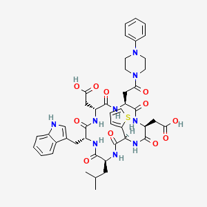 molecular formula C45H53N9O11S B10837418 GV4Uzc9M2H CAS No. 150210-46-1