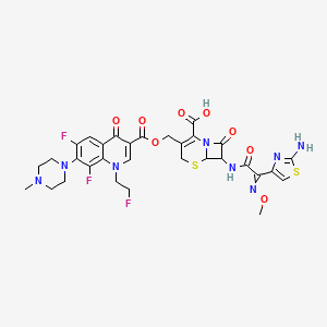 molecular formula C31H31F3N8O8S2 B10837427 Ro-23-9424 Free 