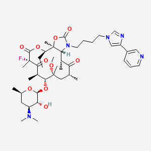 molecular formula C43H64FN5O10 B10837473 Mjj8RH7Z3D CAS No. 193752-41-9