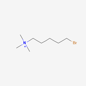 molecular formula C8H19BrN+ B10837519 (5-Bromo-pentyl)-trimethyl-ammonium 