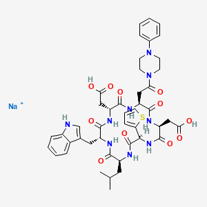 molecular formula C45H53N9NaO11S B10837592 CID 168012898 