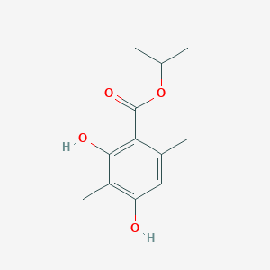 molecular formula C12H16O4 B108378 IsopropylAtrarate CAS No. 261174-50-9