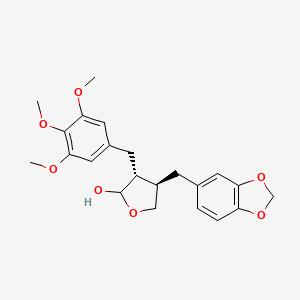molecular formula C22H26O7 B10838019 (-)-Clusin 