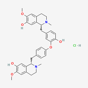 molecular formula C36H41ClN2O6 B10838033 (+)-(1R,1'S)-berbamunine hydrochloride 
