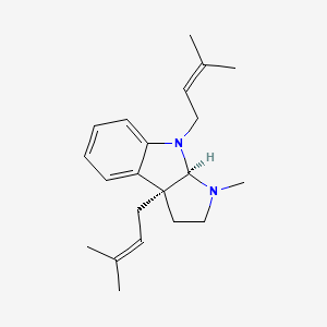 molecular formula C21H30N2 B10838054 (-)-Debromoflustramine B 