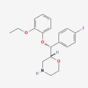 molecular formula C19H22INO3 B10838157 (2R,3R)-iodoreboxetine 