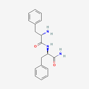 molecular formula C18H21N3O2 B10838488 (L)-Phe-(D)-Phe-NH2 