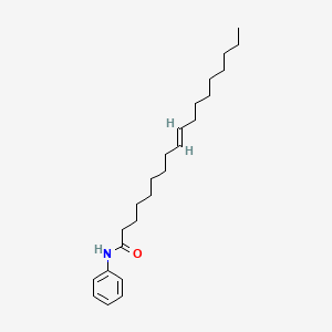 molecular formula C24H39NO B10838499 Elaidanilide CAS No. 880142-21-2