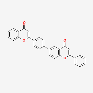 molecular formula C30H18O4 B10838916 [6,4''']Biflavone 