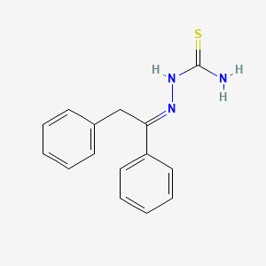 molecular formula C15H15N3S B10838934 [2-Phenylacetophenone]thiosemicarbazone 
