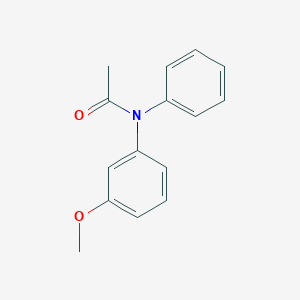 molecular formula C15H15NO2 B010839 N-(3-methoxyphenyl)-N-phenylacetamide CAS No. 101651-37-0