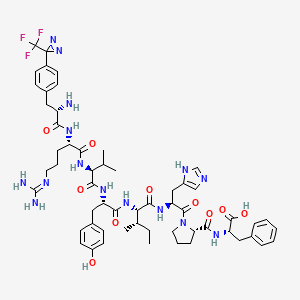 molecular formula C57H74F3N15O10 B10839143 [Tdf1]AngII 