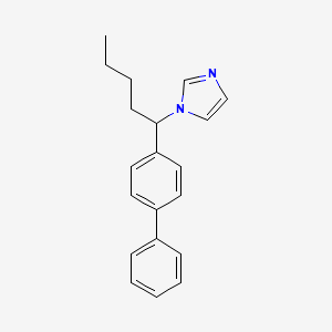 molecular formula C20H22N2 B10839184 1-(1-Biphenyl-4-yl-pentyl)-1H-imidazole 