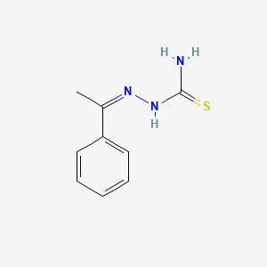molecular formula C9H11N3S B10839197 Acetophenone-thiosemicarbazone 