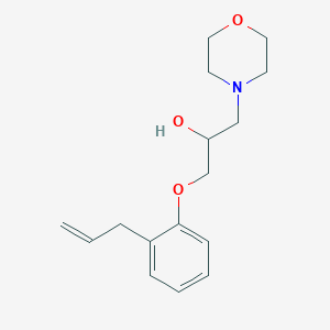 molecular formula C16H23NO3 B10839251 1-(2-Allylphenoxy)-3-morpholinopropan-2-ol 