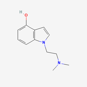 molecular formula C12H16N2O B10839283 1-(2-Dimethylamino-ethyl)-1H-indol-4-ol 