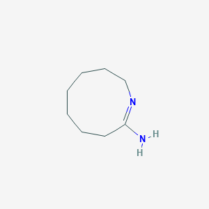 molecular formula C8H16N2 B10839291 Azonan-(2Z)-ylideneamine 