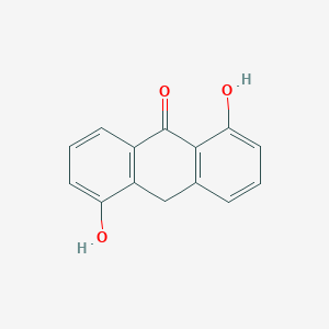 molecular formula C14H10O3 B10839827 1,5-Dihydroxyanthrone 