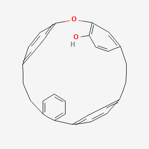 molecular formula C28H24O2 B10839989 12,17-dehydroxyriccardin C 