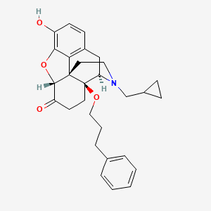molecular formula C29H33NO4 B10840035 14-O-phenylpropylnaltrexone 