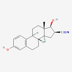 molecular formula C19H23NO2 B10840053 16beta-Cyano-estradiol 