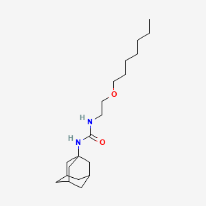 molecular formula C20H36N2O2 B10840078 1-Adamantan-1-yl-3-(2-heptyloxyethyl)urea 