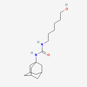 molecular formula C17H30N2O2 B10840123 1-Adamantan-1-yl-3-(6-hydroxyhexyl)urea 