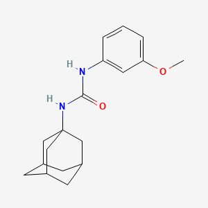 molecular formula C18H24N2O2 B10840157 1-Adamantan-1-yl-3-(3-methoxy-phenyl)-urea 